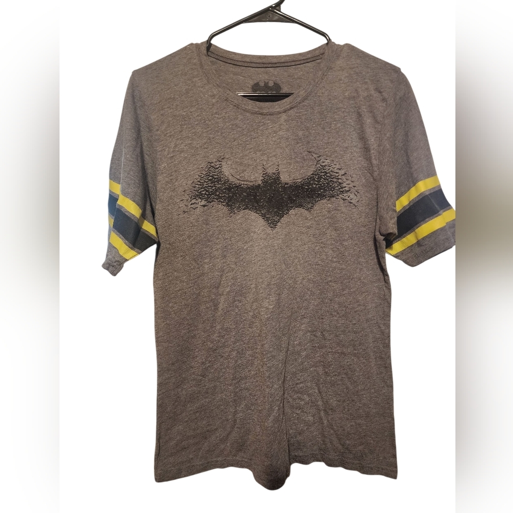 Batman Heather Gray Logo Tee